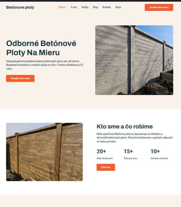 Firemná webova stránka - Image 2