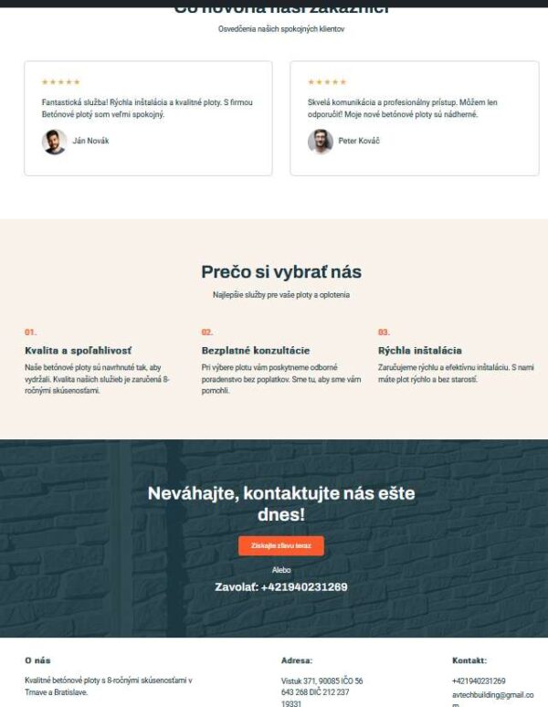 Firemná webova stránka - Image 4