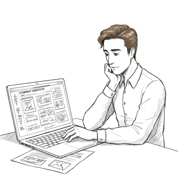 Firemná webstránka (pre prezentáciu služieb a kontaktov)